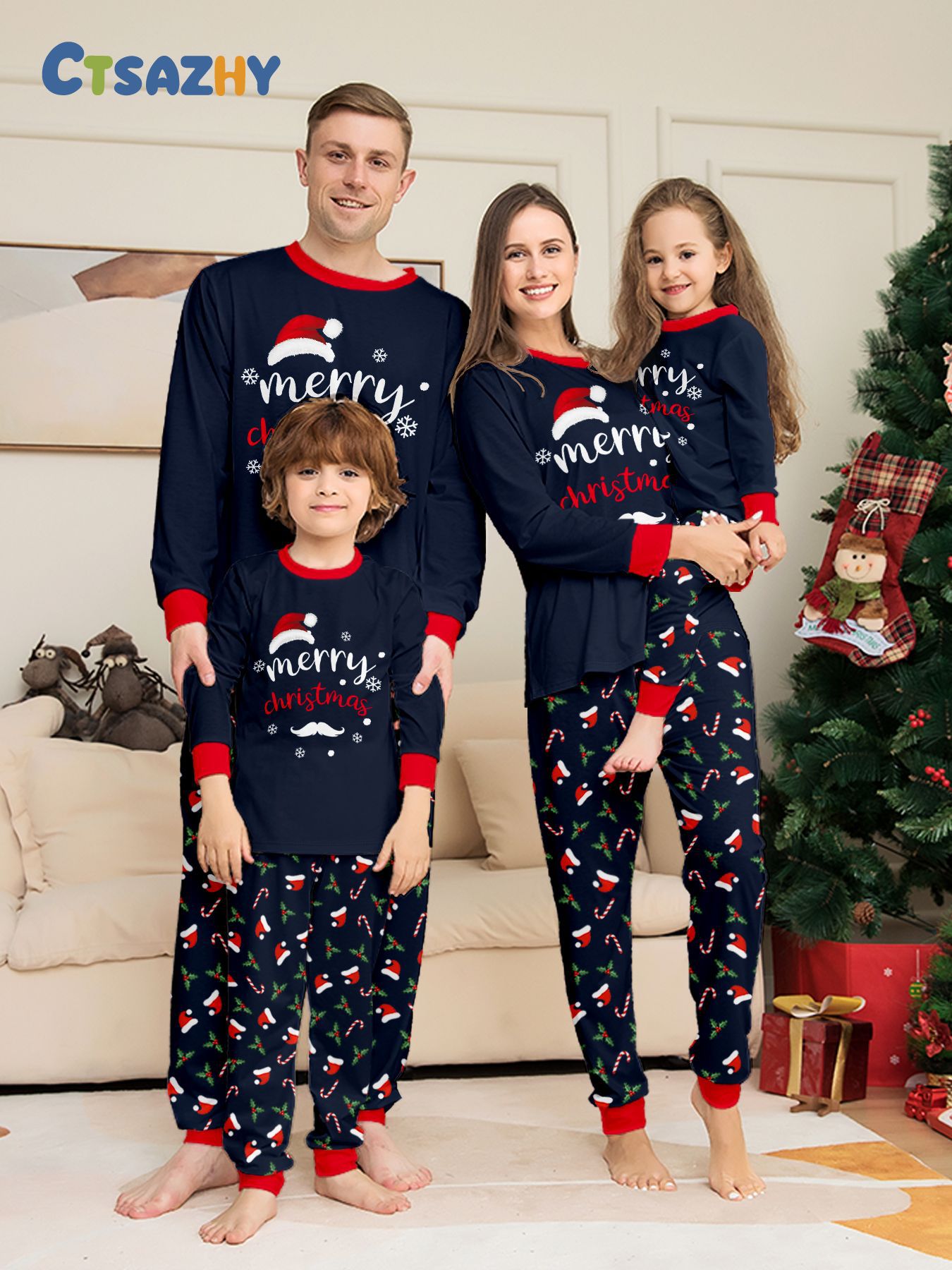 Christmas Family Matching Pajamas Set