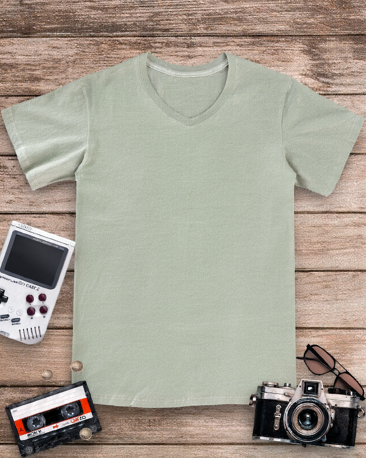 Unfollow the Rules 1980s V-neck T-Shirt image 6