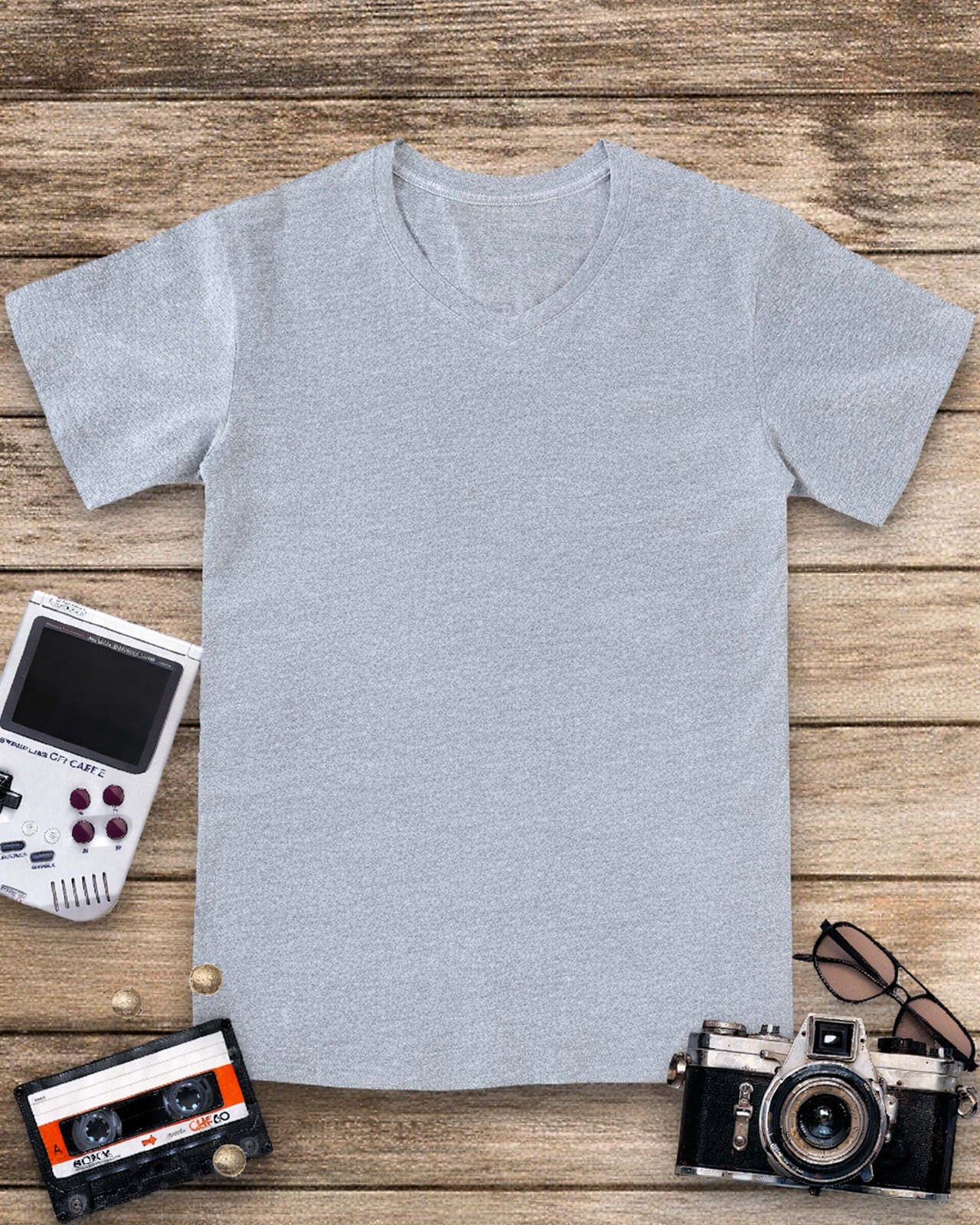 Face Your Fears 1990s V-neck T-Shirt image 8