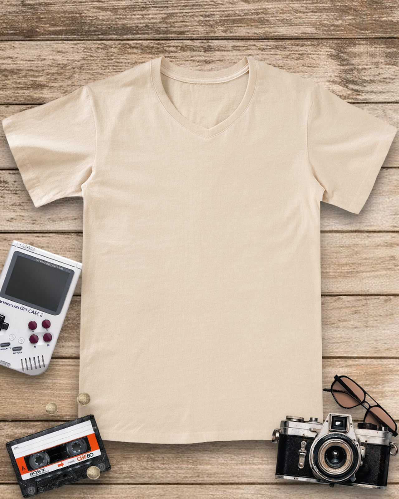 Adulting No, thanks 1960s V-neck T-Shirt image 6
