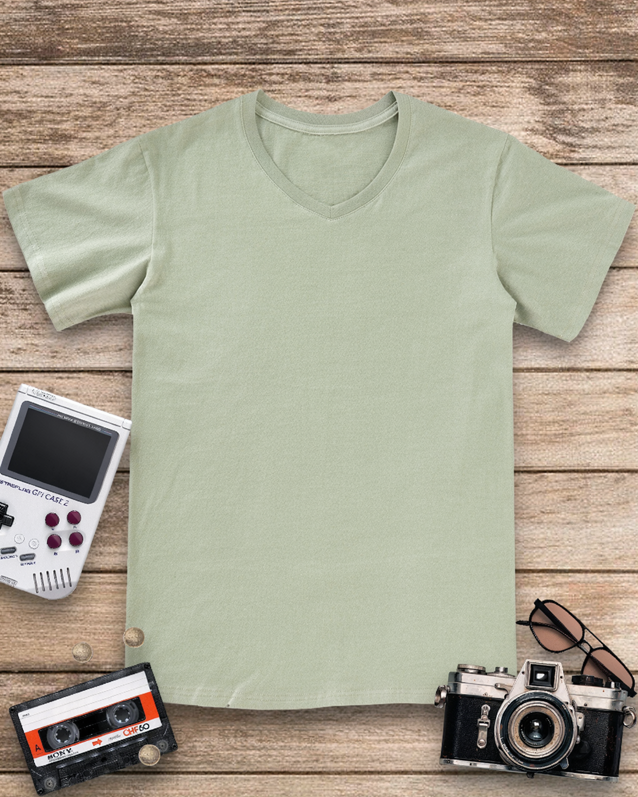 Adulting No, thanks 1960s V-neck T-Shirt image 12