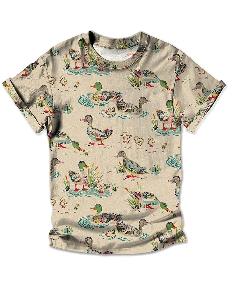 Vintage Animal 1950s All-Over Print T-Shirt image 1