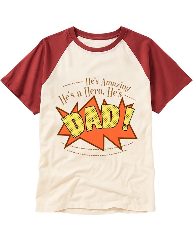 He’s Amazing 1960s Raglan Baseball T-Shirt image 1