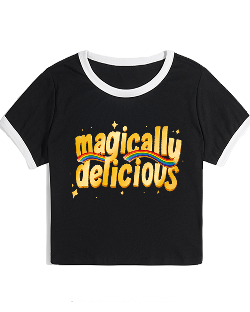 Magically Delicious 1960s Women's Ringer T-shirt image 1