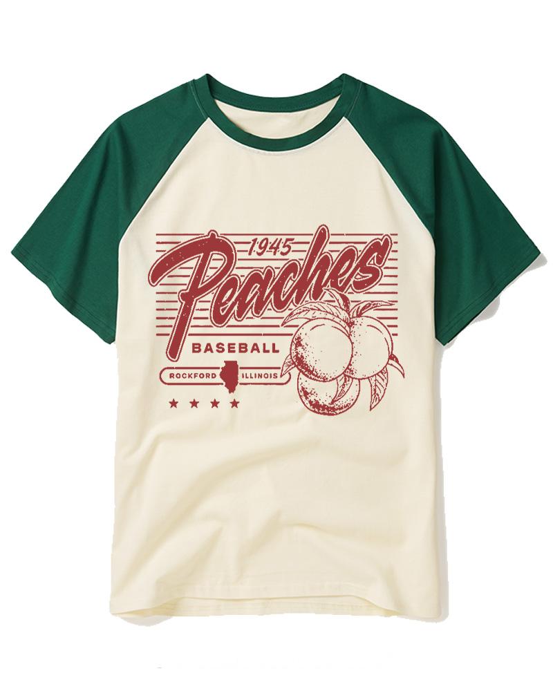 Women's Sports History 1990s Raglan Baseball T-Shirt image 1