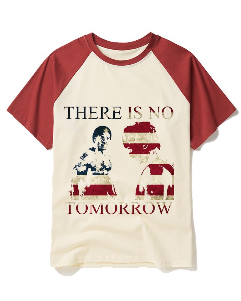 There Is No Tomorrow 1980s Raglan Baseball T-Shirt image 1