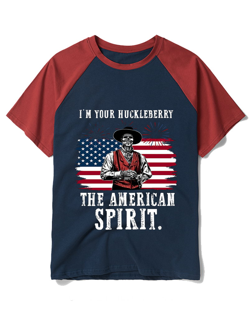 I'm Your Huckleberry 1990s Raglan Baseball T-Shirt image 1