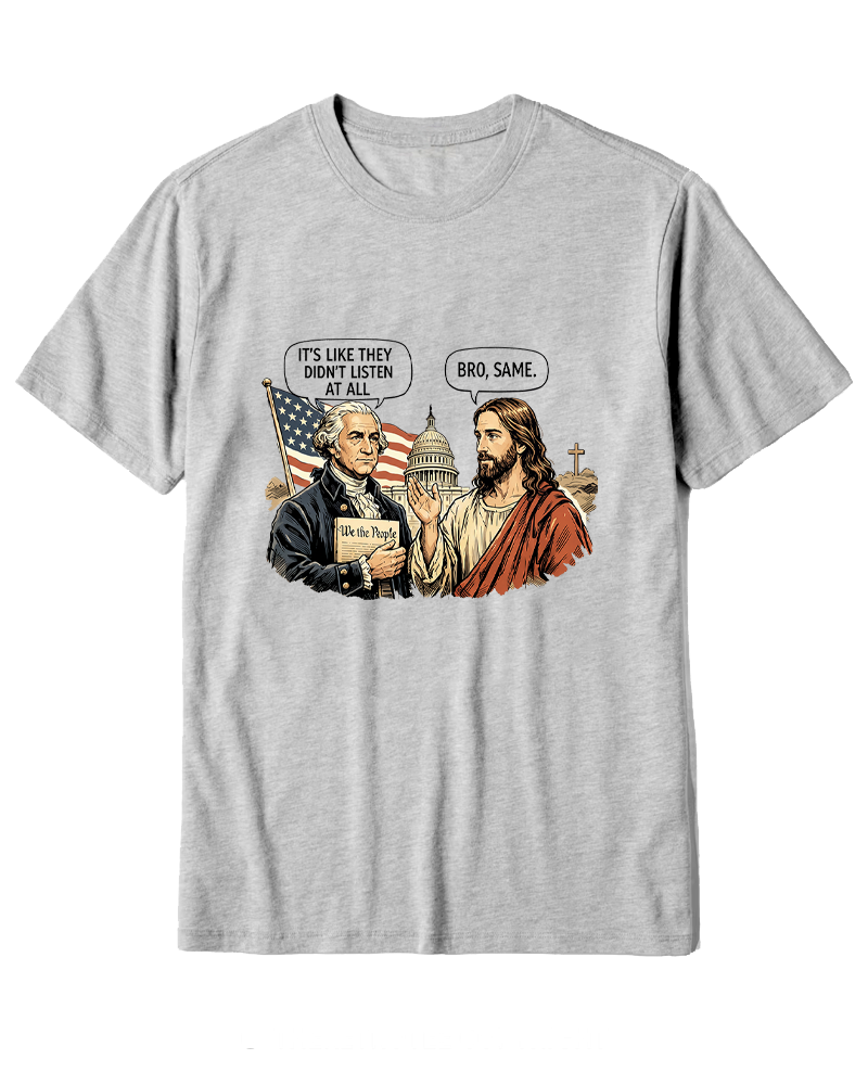 TheRetroTeeIt’s Like They Didn’T Listen At All Cotton T-Shirt image 1