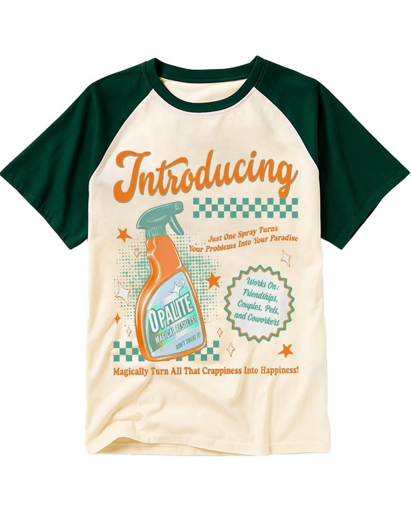 Opalite 1970s Raglan Baseball T-Shirt image 1