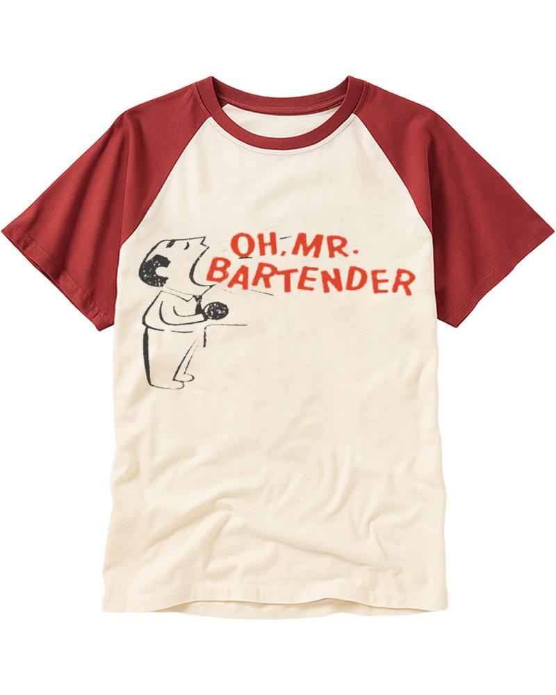 Drinking Aesthetic 1960s Raglan Baseball T-Shirt image 1