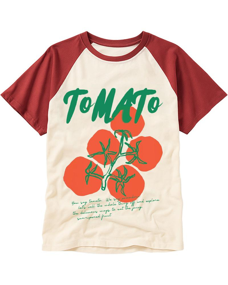 Tomato 1970s Raglan Baseball T-Shirt image 1