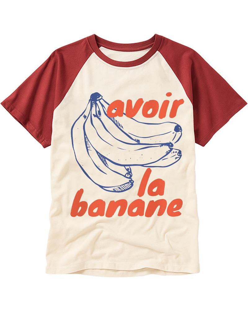 French Saying 1970s Raglan Baseball T-Shirt image 1