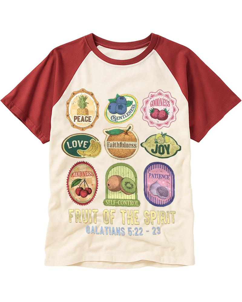 Christian Bible Verse 1960s Raglan Baseball T-Shirt image 1