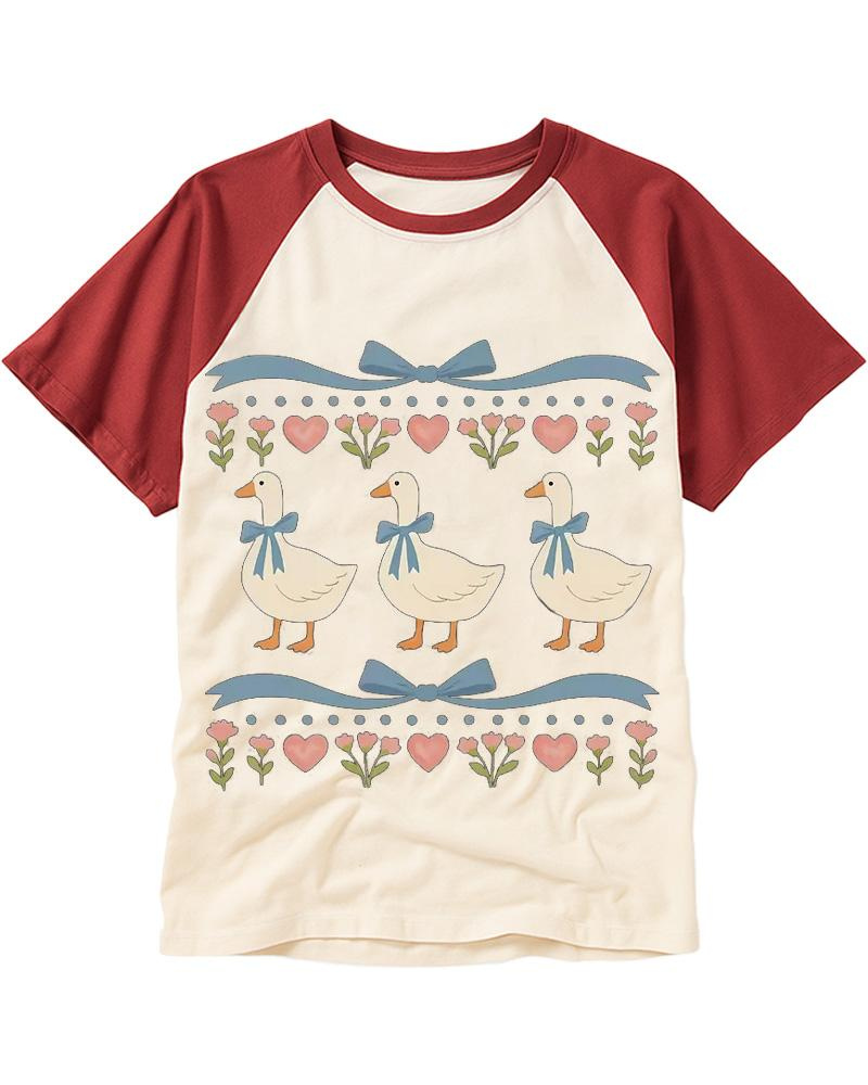 1980s Goose Raglan Baseball T-Shirt image 1