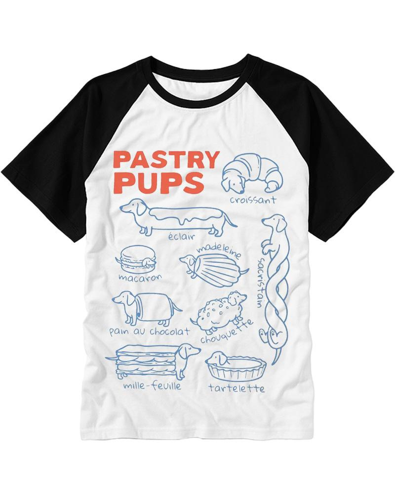 Funny Dachshund 1990s Raglan Baseball T-Shirt image 1