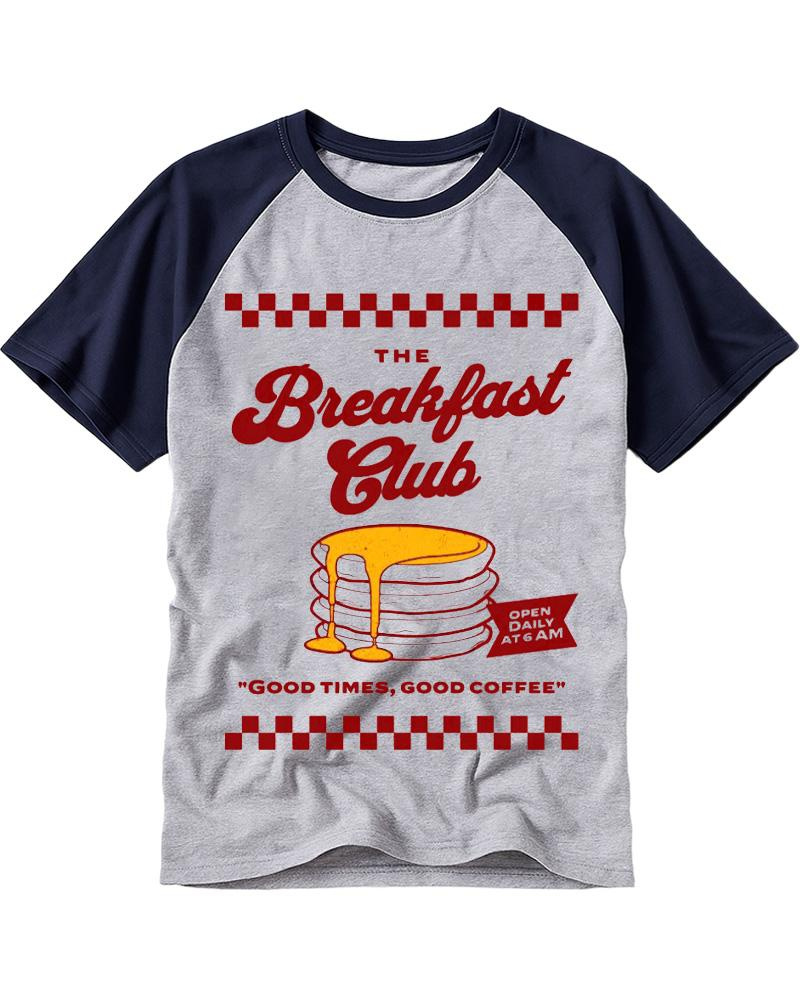 Pancake Diner 1980s Raglan Baseball T-Shirt image 1