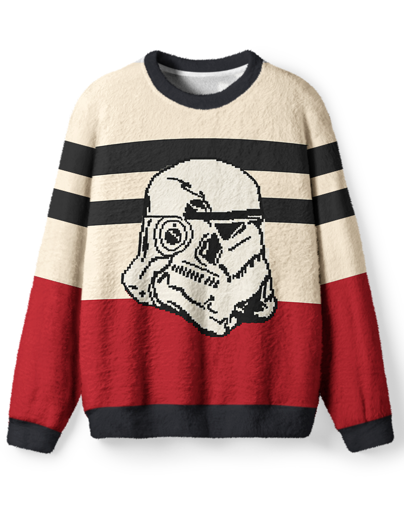 Vintage 1970s Retro Space Guard Sweater image 1
