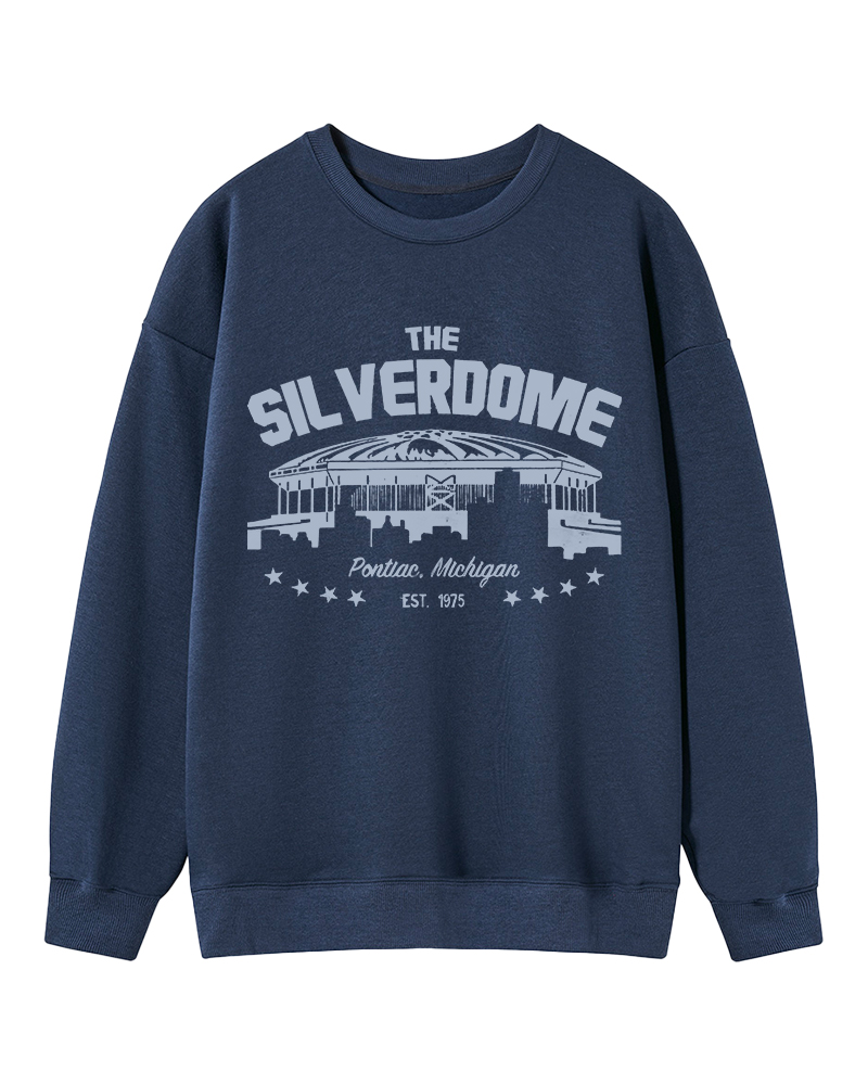 Retro Stadium Vibes Graphic Soccer Sweatshirt image 1