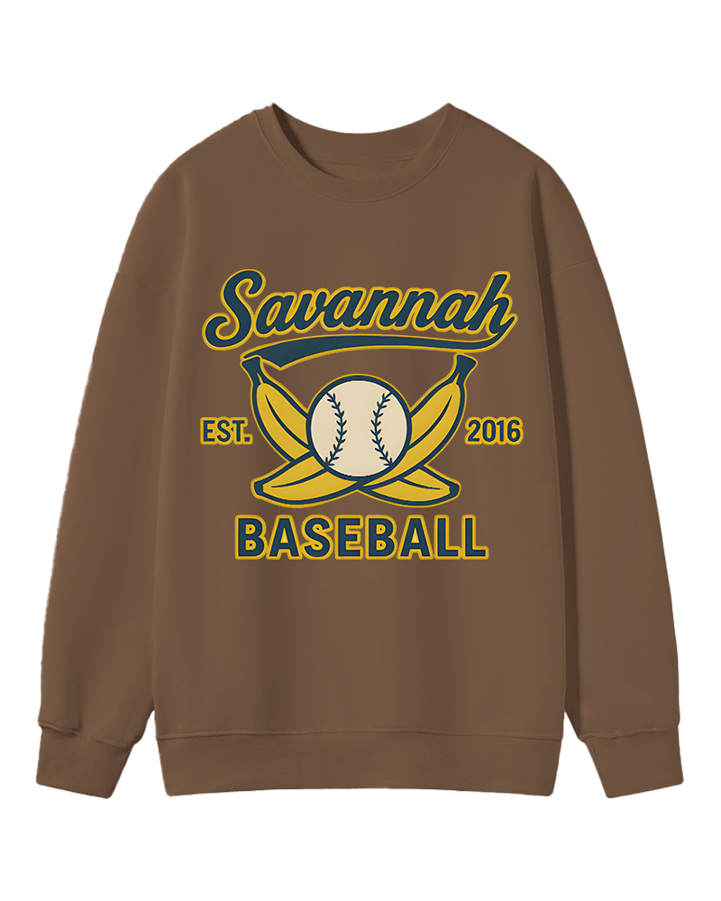 Retro Savannah Baseball Sweatshirt image 1