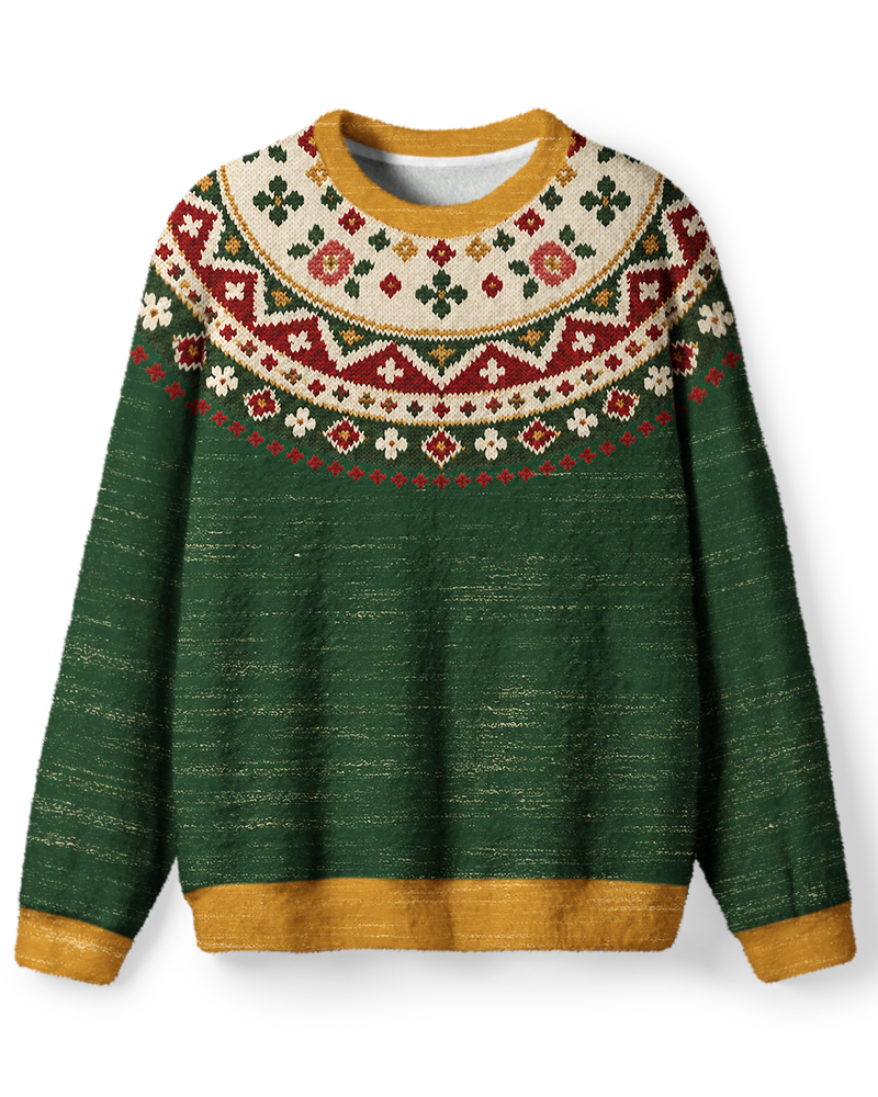 Vintage Tudor Floral Sweater image 1