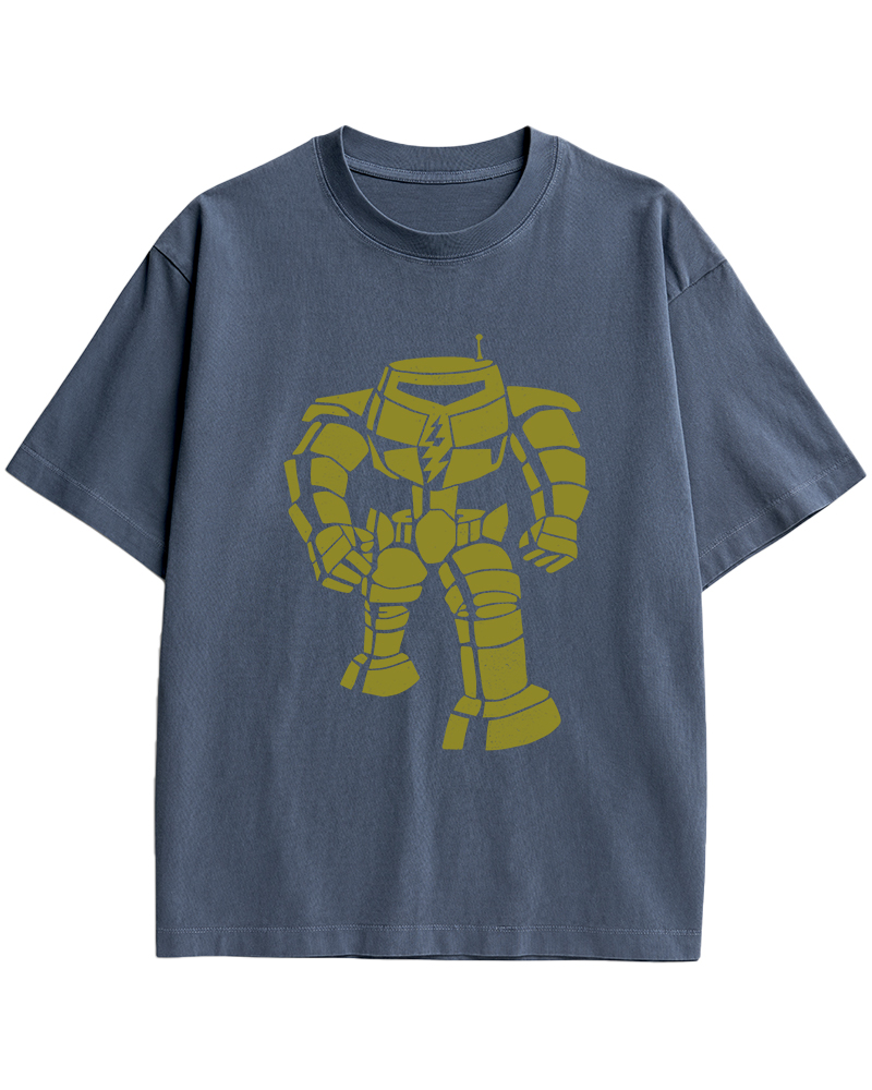 2000s Sci-Fi Robot Cotton T-Shirt image 1