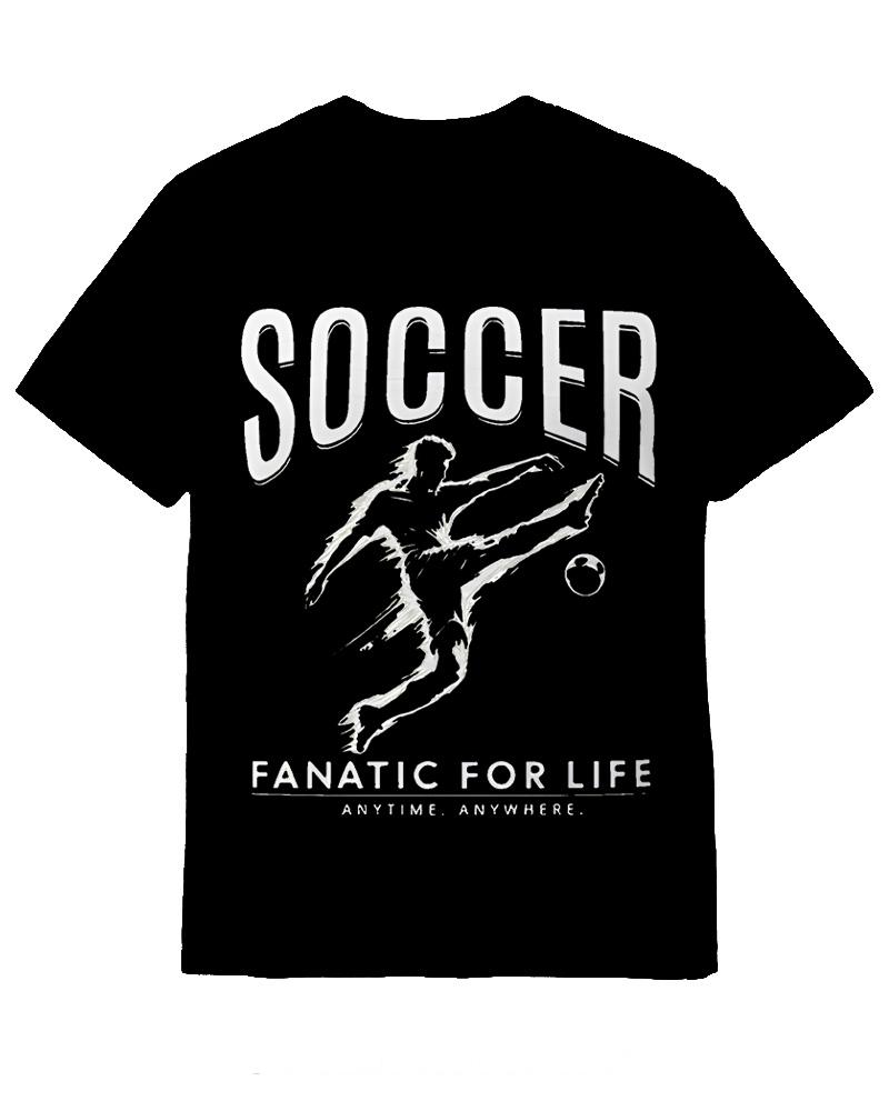 Soccer Fanatic for Life 2000s Cotton T-Shirt image 1