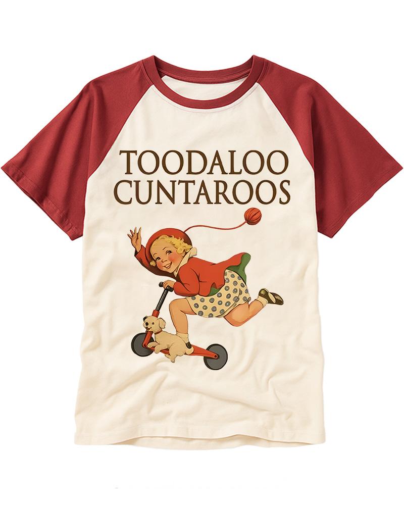 Toodaloo Cuntaroos 1950s Raglan Baseball T-Shirt image 1