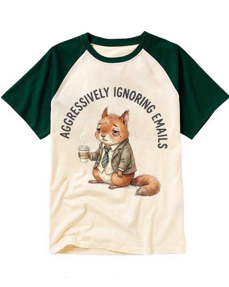 Coworker Gift 2000s Raglan Baseball T-Shirt image 2