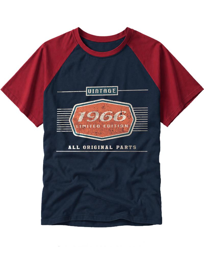 Car Lover Dad Grandpa Gifts 1960s Raglan Baseball T-Shirt image 2