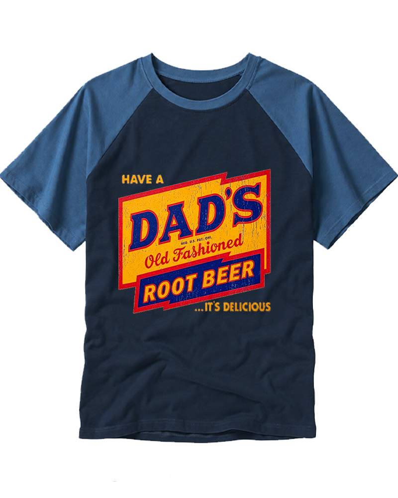 Dad's Root Beer 1960s Raglan Baseball T-Shirt image 2