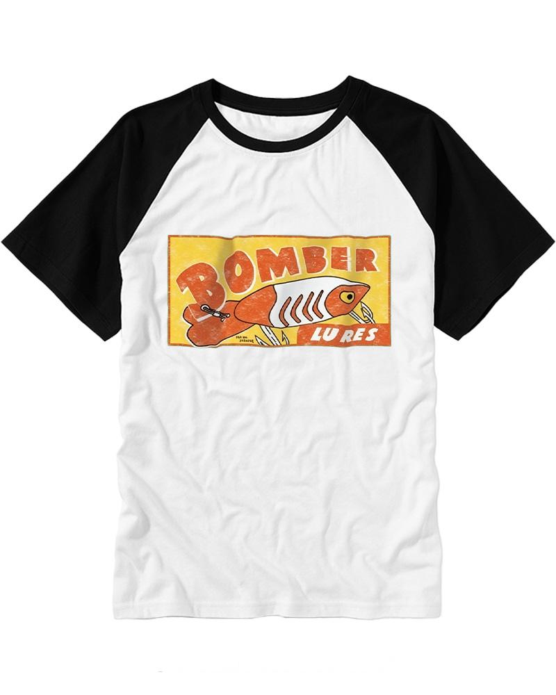 Fishing Lure 1970s Raglan Baseball T-Shirt image 2