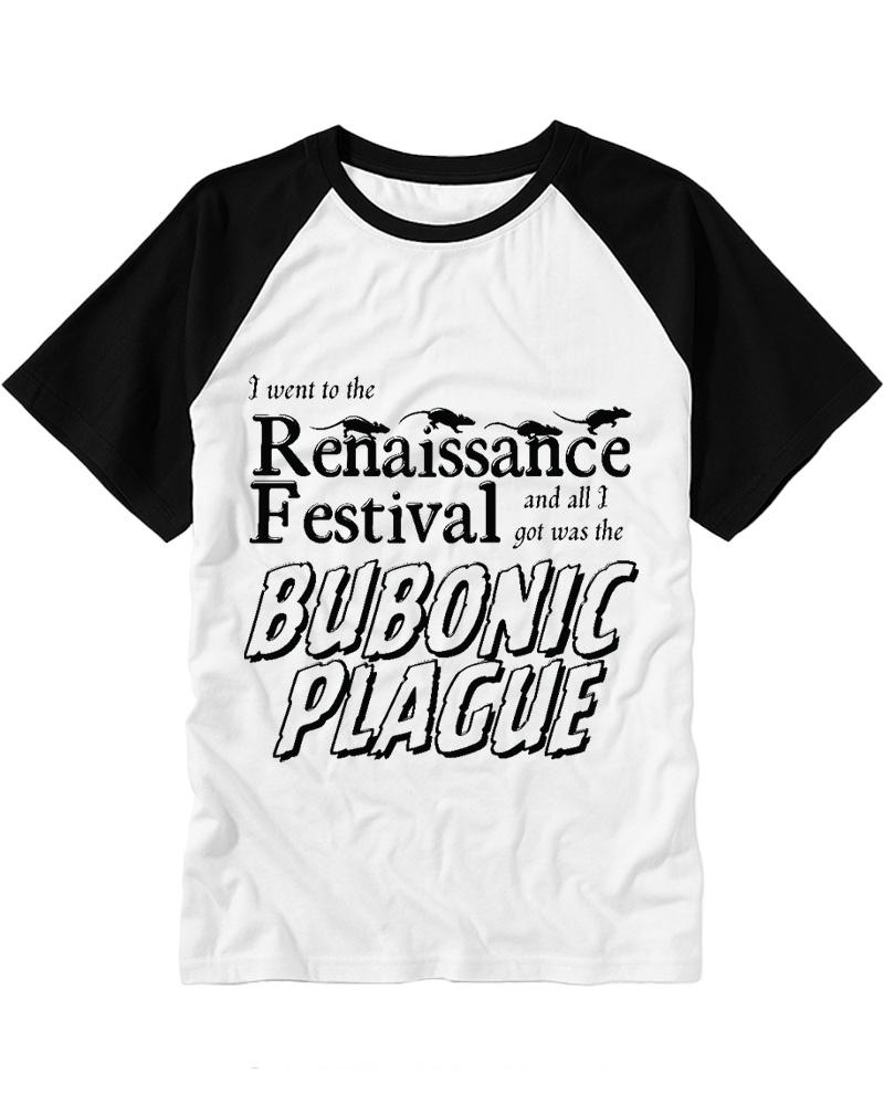 I Went To The Renaissance Festival 1960s Raglan Baseball T-Shirt image 2