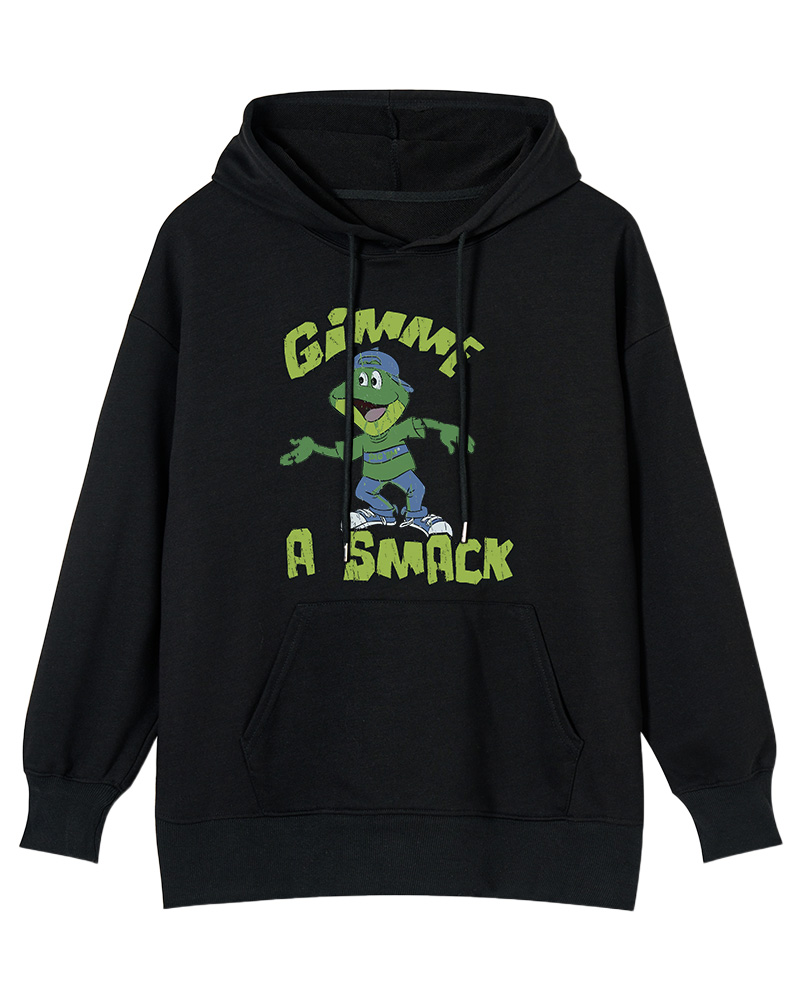 Gimme A Smack 1970s Cotton Hoodie image 2