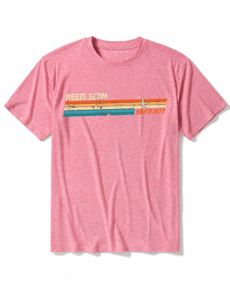 Rebel Scum Leftist 1977 Heather T-Shirt image 2