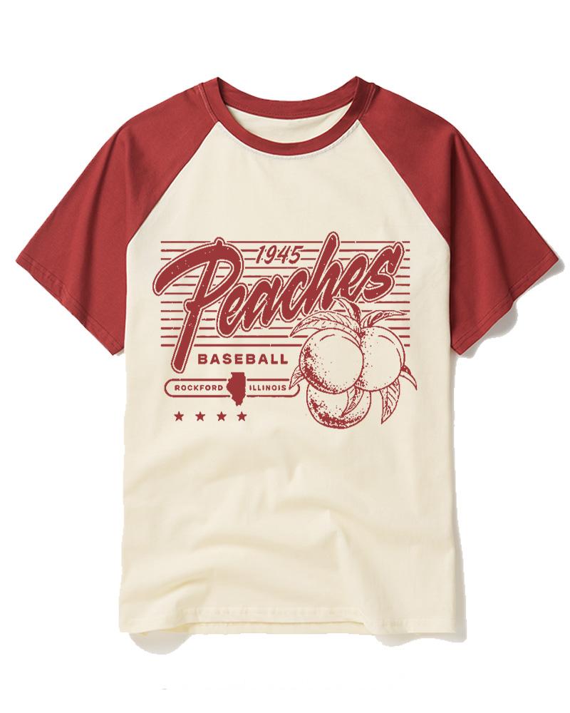 Women's Sports History 1990s Raglan Baseball T-Shirt image 2