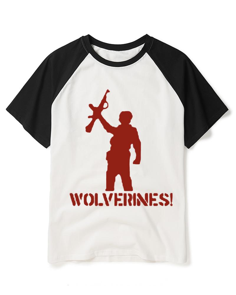 Wolverines! 1980s Raglan Baseball T-Shirt image 2
