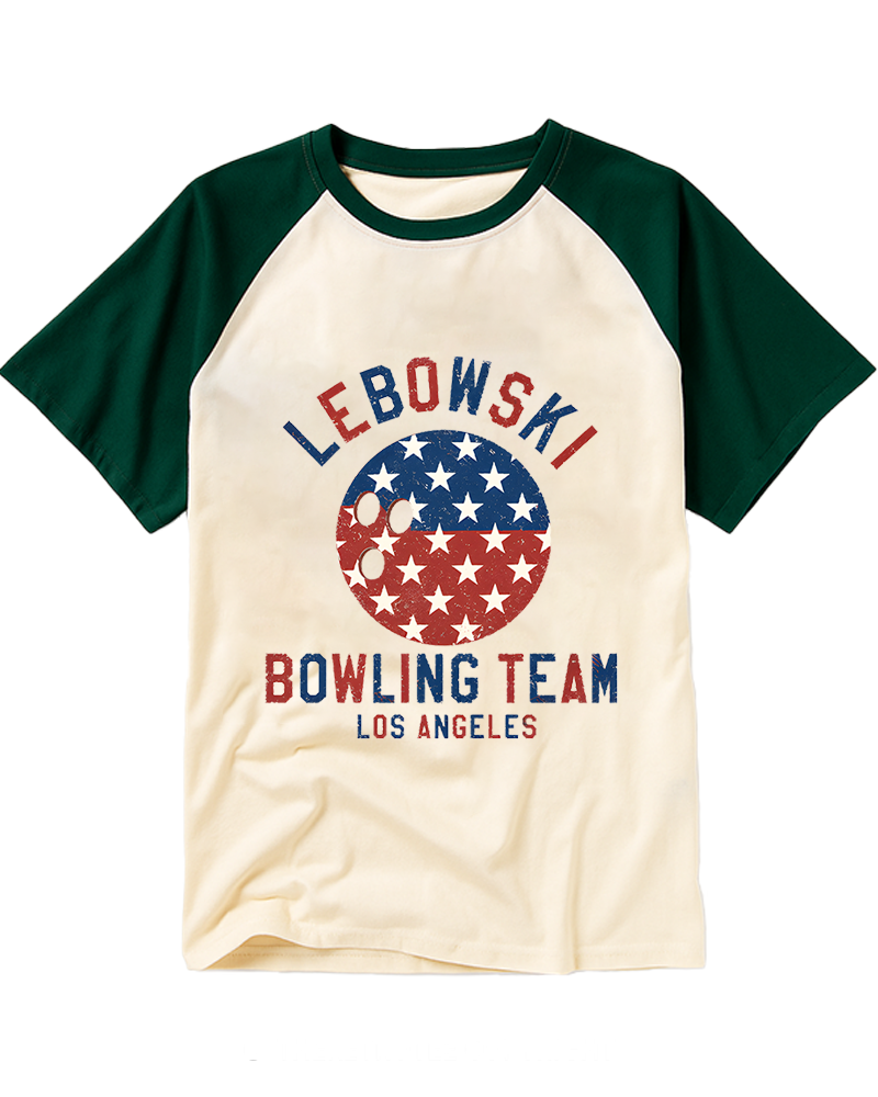 Lebowski 1990s Raglan Baseball T-Shirt image 2