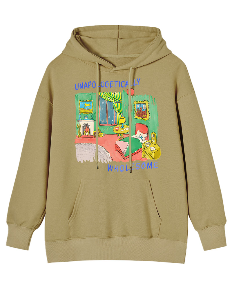 Wholesome Meme Cotton Hoodie image 2