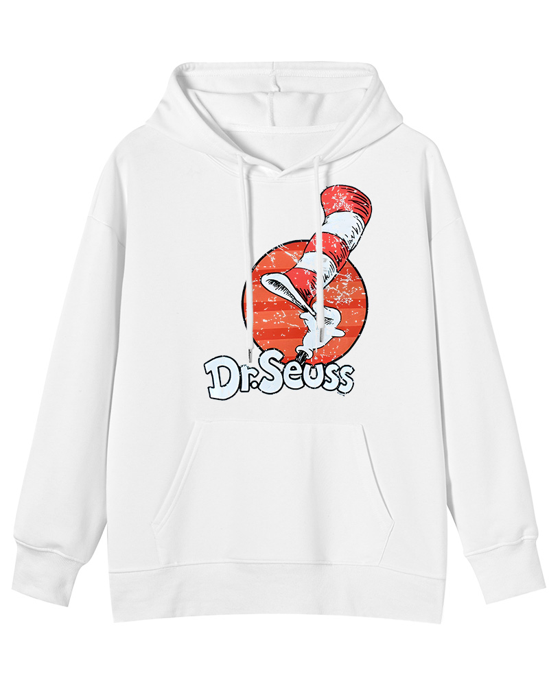 Striped Hat Poet 1960s Nostalgic Hoodie image 2