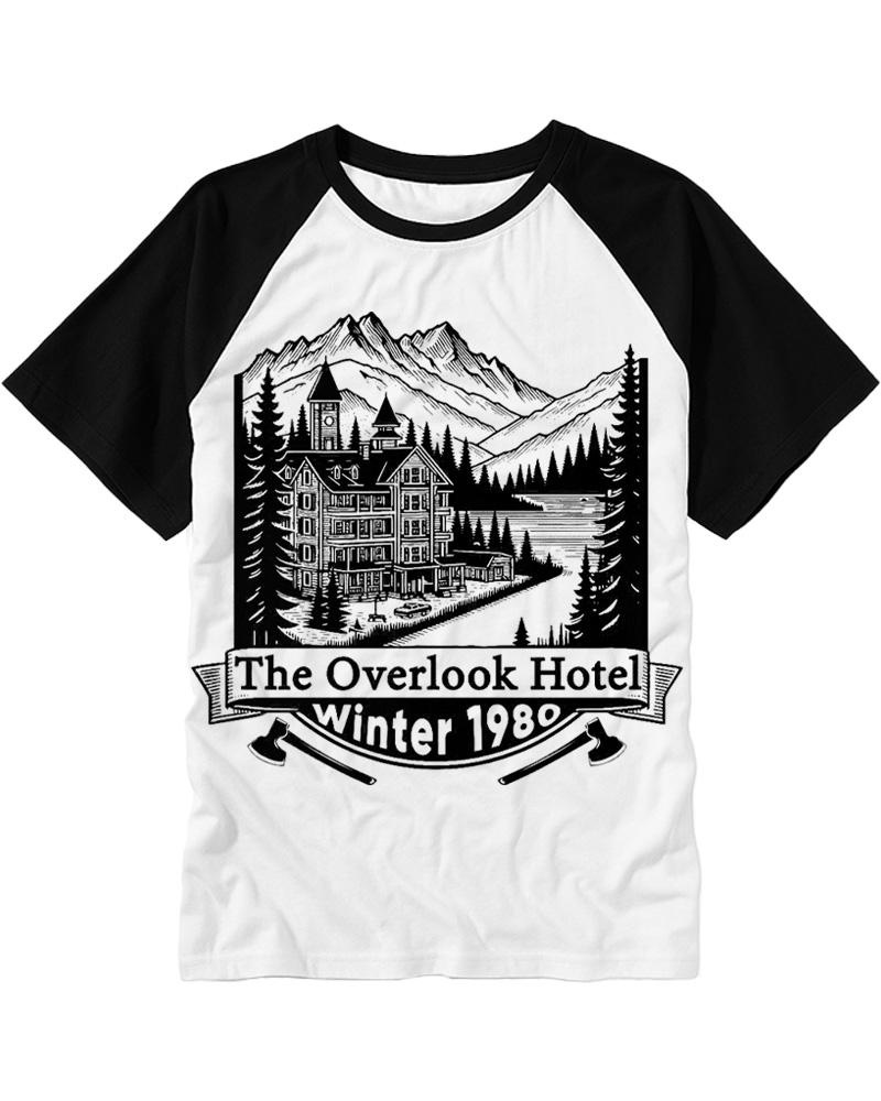 Overlook Hotel 1980s Raglan Baseball T-Shirt image 2