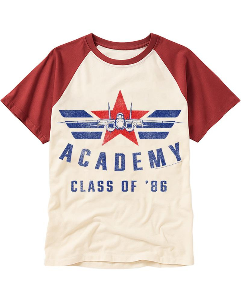 Academy '86 1980s Raglan Baseball T-Shirt image 2