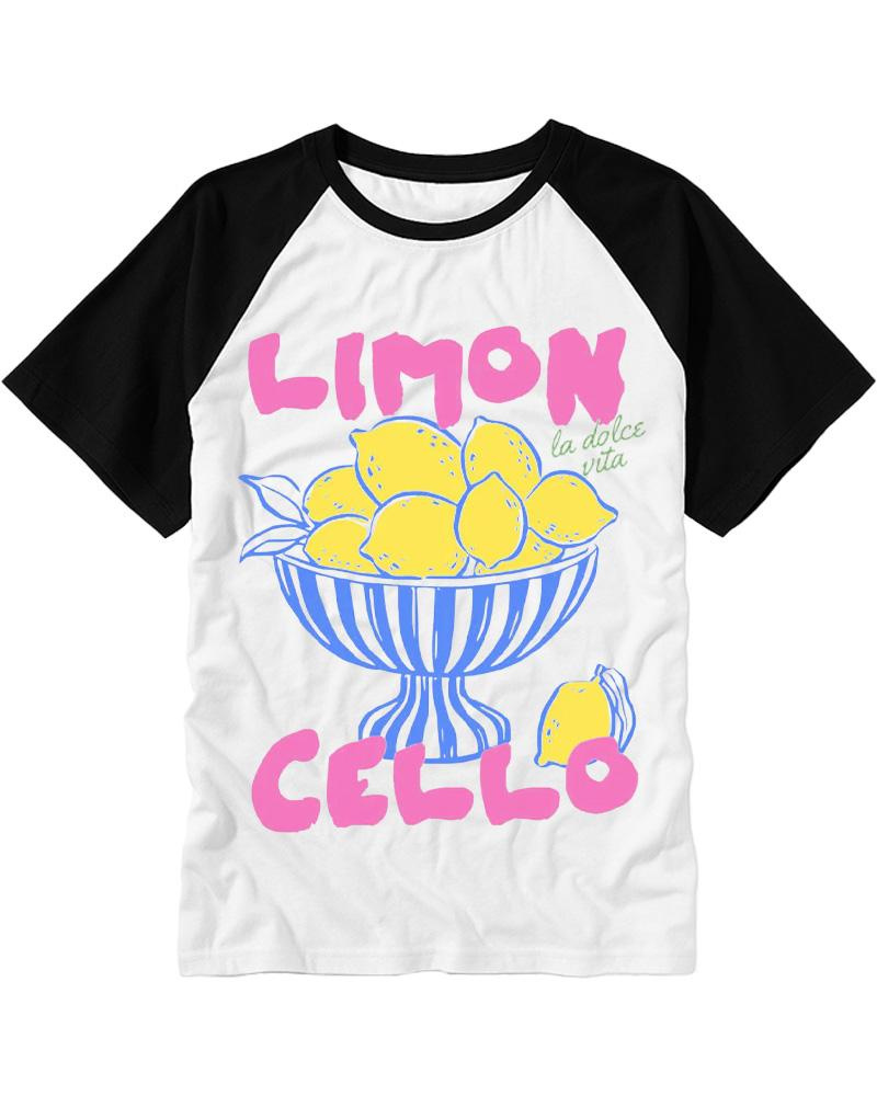 Limoncello 1970s Raglan Baseball T-Shirt image 2