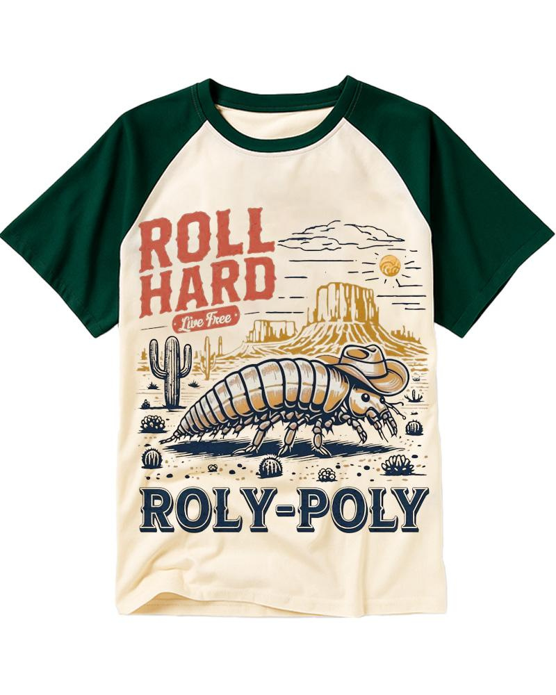 Roly Poly 1980s Raglan Baseball T-Shirt image 2