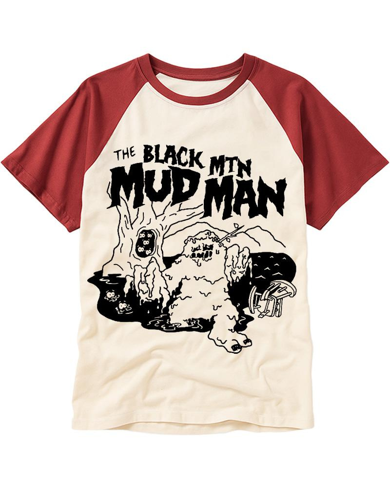 Mudman Cryprid 1980s Raglan Baseball T-Shirt image 2