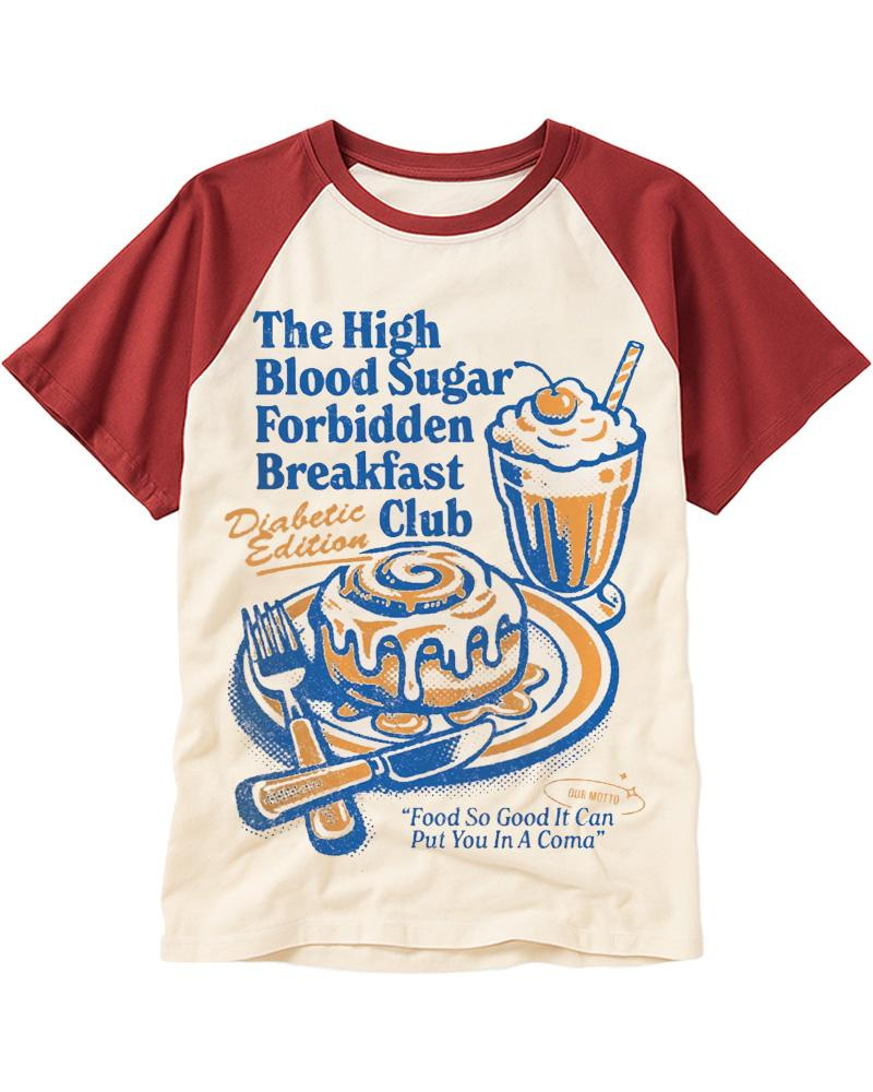 Food So Good It Can Put You In A Coma 1960s Raglan Baseball T-Shirt image 2