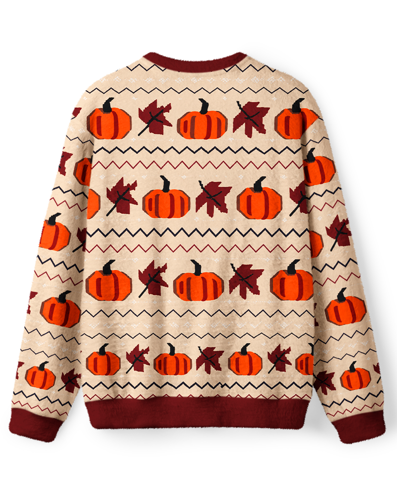 Retro Pumpkin Maple Sweater image 2