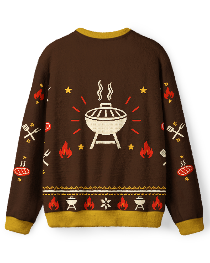 Rare Dad Grill Steak Sweater image 2
