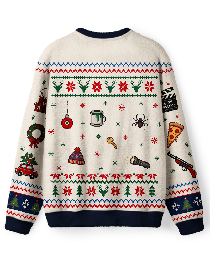 Merry Christmas Ya Filthy Animal Graphic Sweater image 2