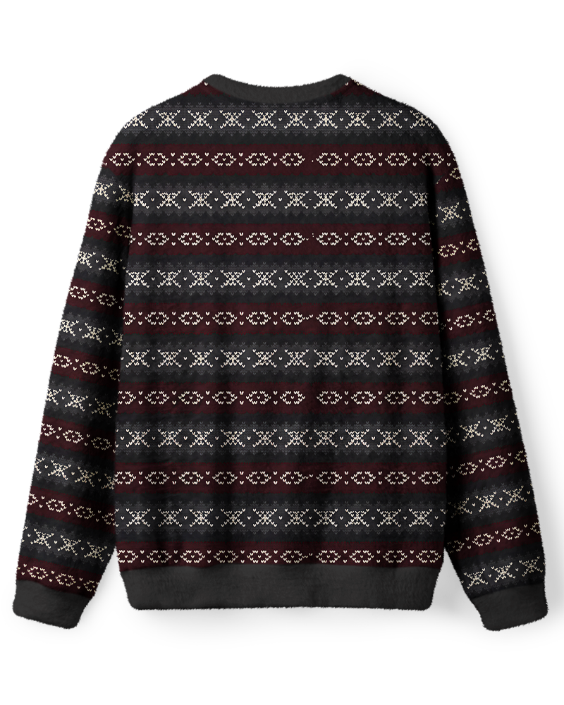Vintage 1980s Winter Fair Isle Sweater image 2