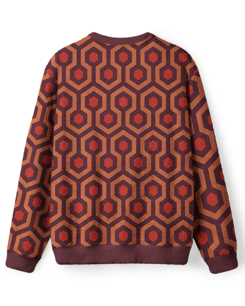 Vintage 1960s Mod Geometric Sweater image 2